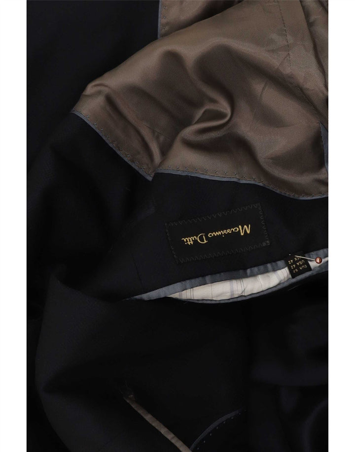 Męska marynarka zapinana na 2 guziki Massimo Dutti EU 52, duża granatowa