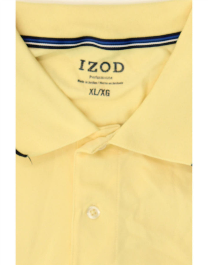 IZOD Mens Polo Shirt XL Yellow Vintage Izod and Second-Hand Izod from Messina Hembry 