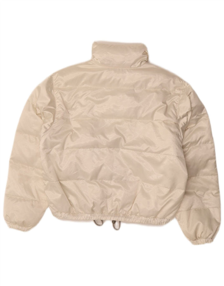 BELFE & BELFE Womens Padded Jacket UK 12 Medium  White Polyester