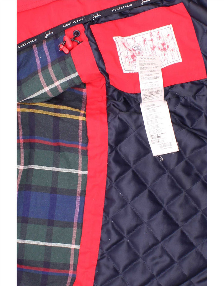 Dziewczęcy płaszcz przeciwdeszczowy z kapturem Joyce 3-4 lata, czerwony, poliester
