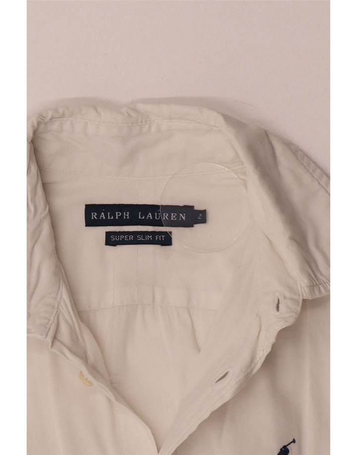 Damska koszula slim fit Ralph Lauren US 2 XS biała