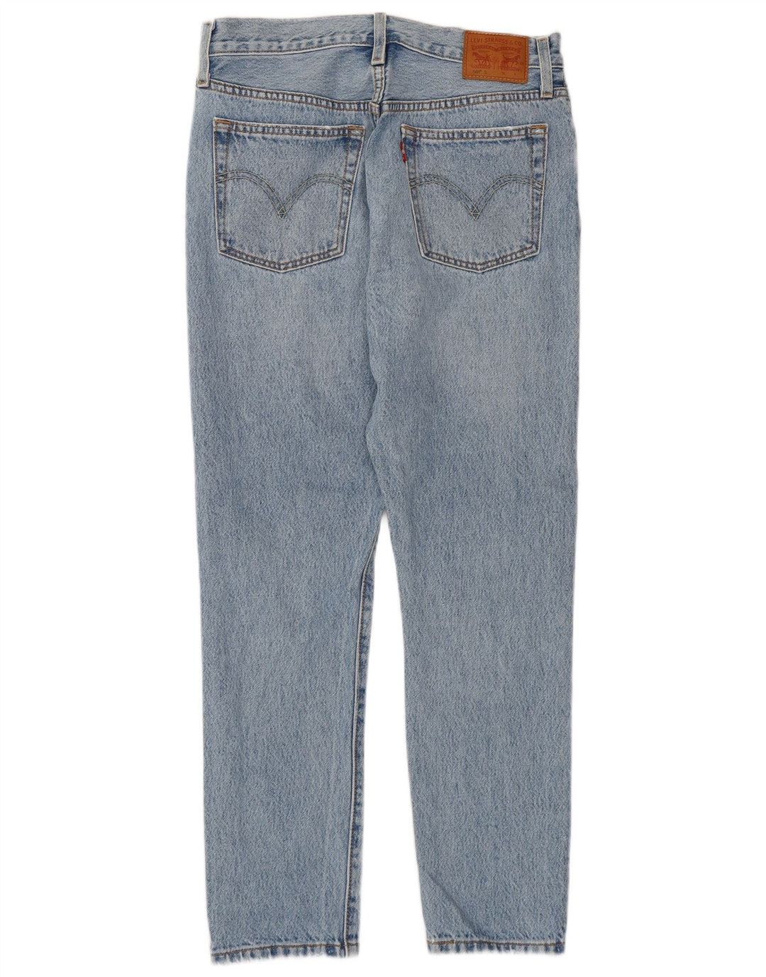 Damskie jeansy LEVI'S 501 w trudnej sytuacji W28 L28 Niebieskie bawełniane