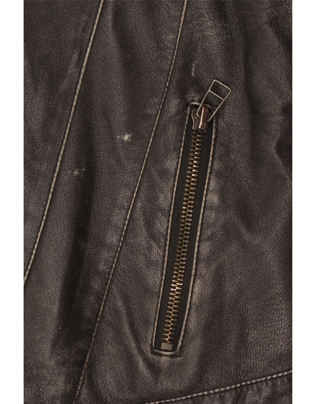 Vintage męska kurtka skórzana motocyklowa UK 42 XL czarna skóra