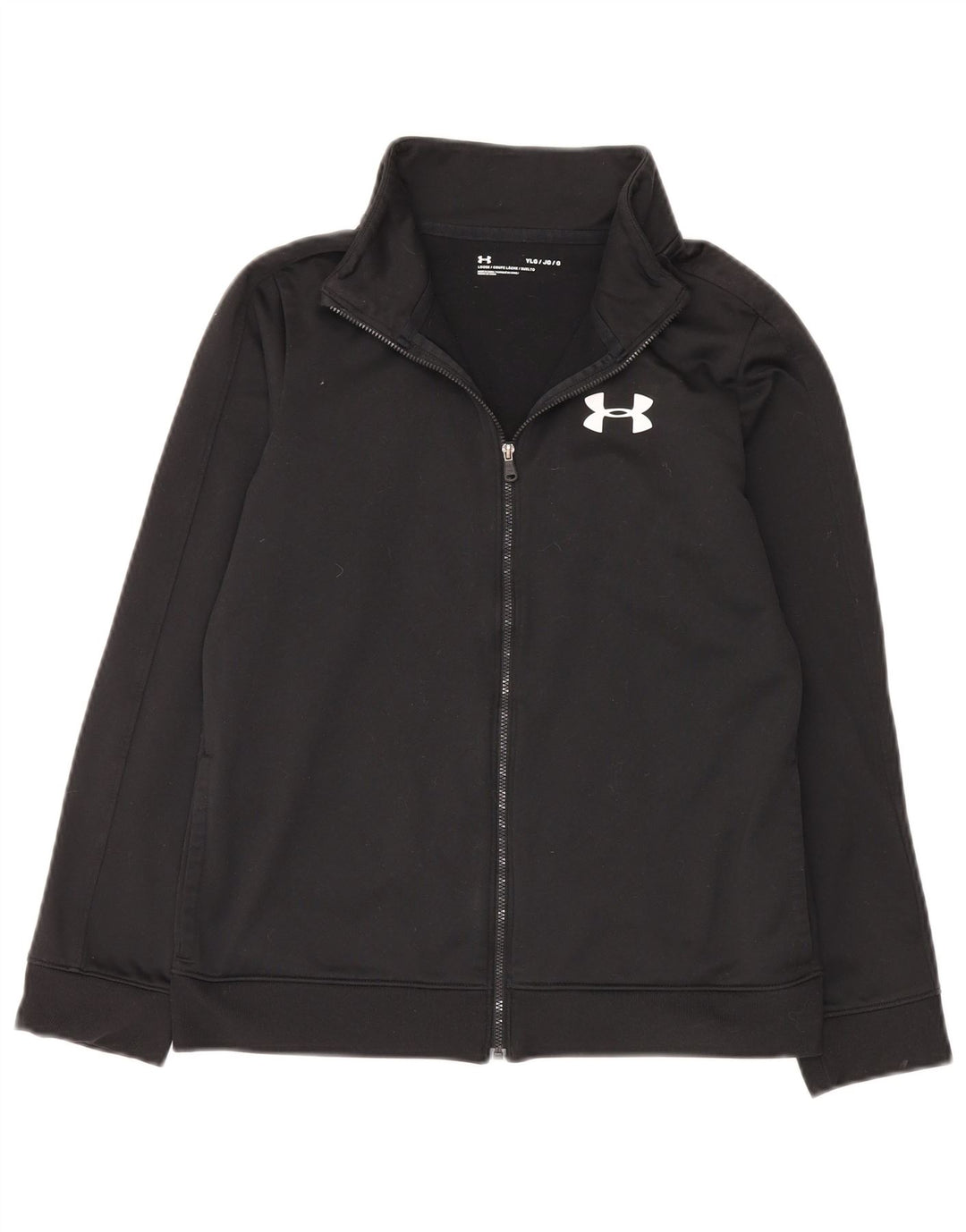 Kurtka dresowa chłopięca Under Armour, duża, czarna, poliester, 11-12 lat