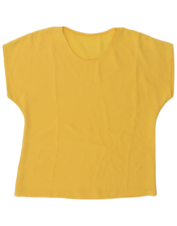 Bluzka damska Vintage Top UK 20 2XL Żółta