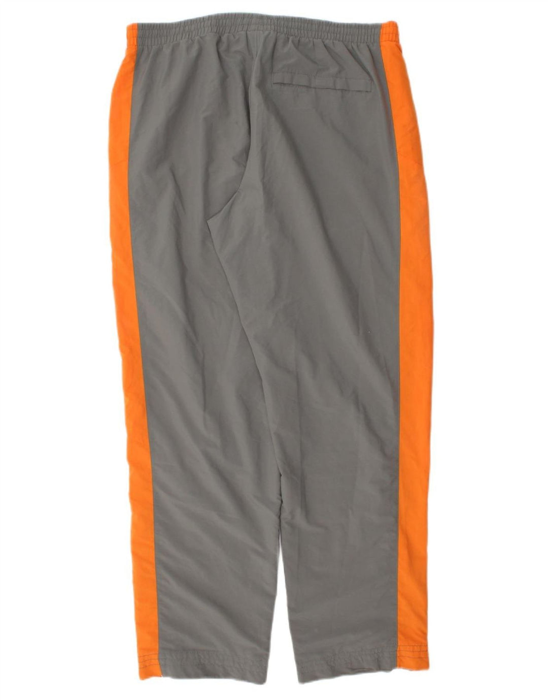 Męskie spodnie dresowe ADIDAS UK 40/42, średnioszary, poliestrowy blok kolorów