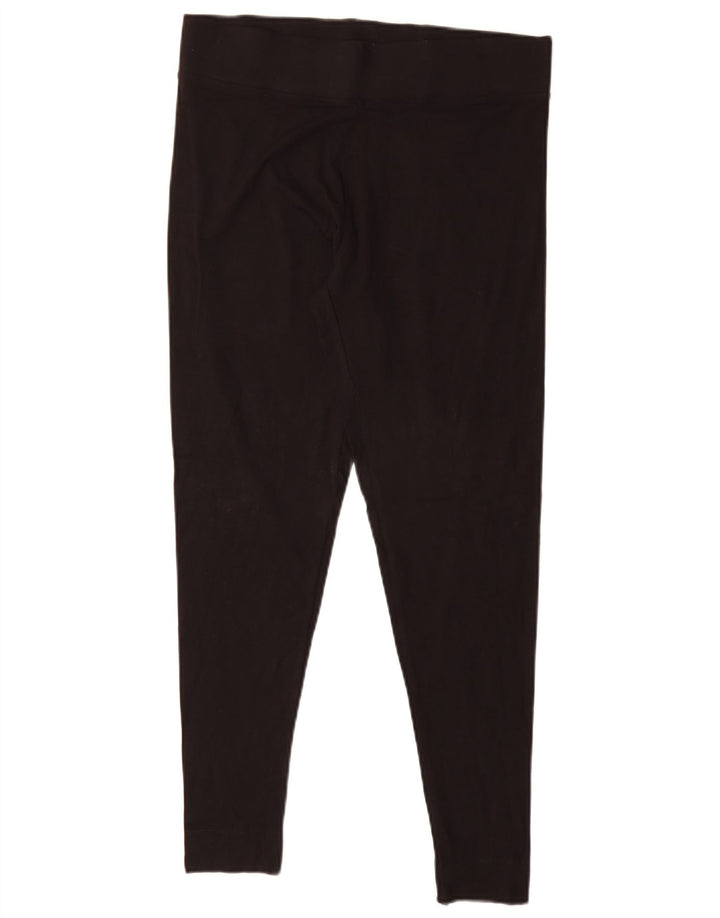 Legginsy damskie Marks & Spencer UK 14, duże, czarne, wiskozowe