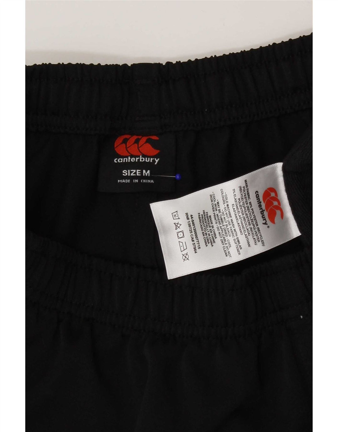 Damskie spodenki sportowe Canterbury UK 12, średni czarny poliester
