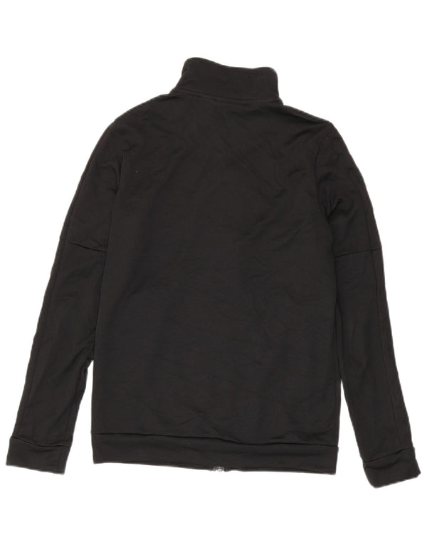 Damska kurtka dresowa Adidas UK 8/10, mała, czarna, poliestrowa