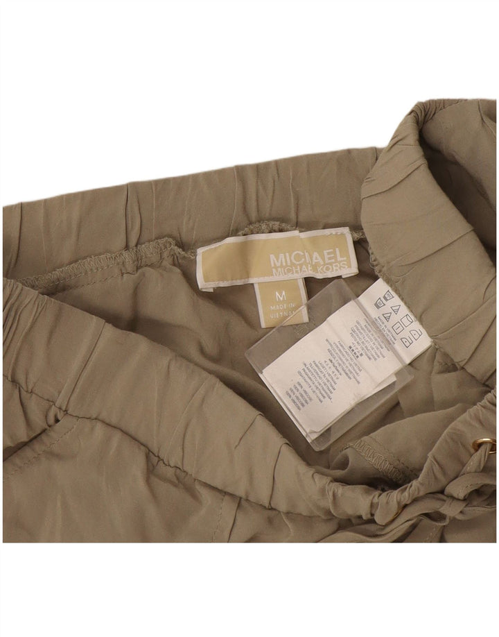 Damskie spodenki Michael Kors Medium W30 w kolorze zielonej wiskozy