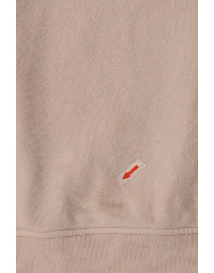 Bluza damska Adidas Oversized Sweter UK 10 Mała Biała Bawełna