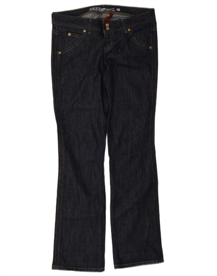 Jeansy damskie Guess Bootcut W31 L34 Granatowe, bawełniane