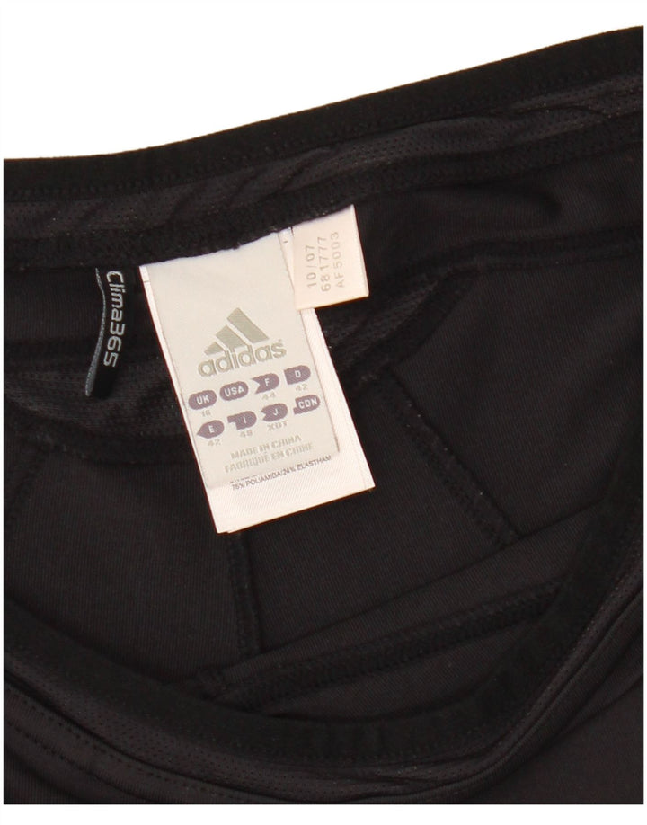 Damskie spodnie dresowe ADIDAS Clima 365 Capri UK 16, duże, czarne, nylonowe