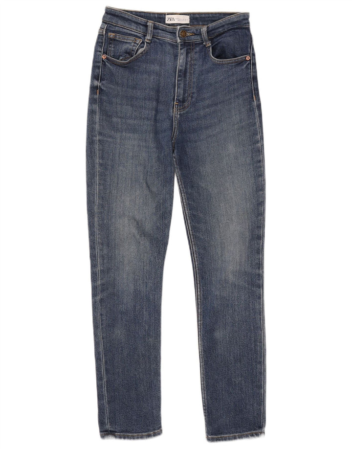 Damskie jeansy slim fit ZARA EU 36 XS W26 L27 Niebieskie