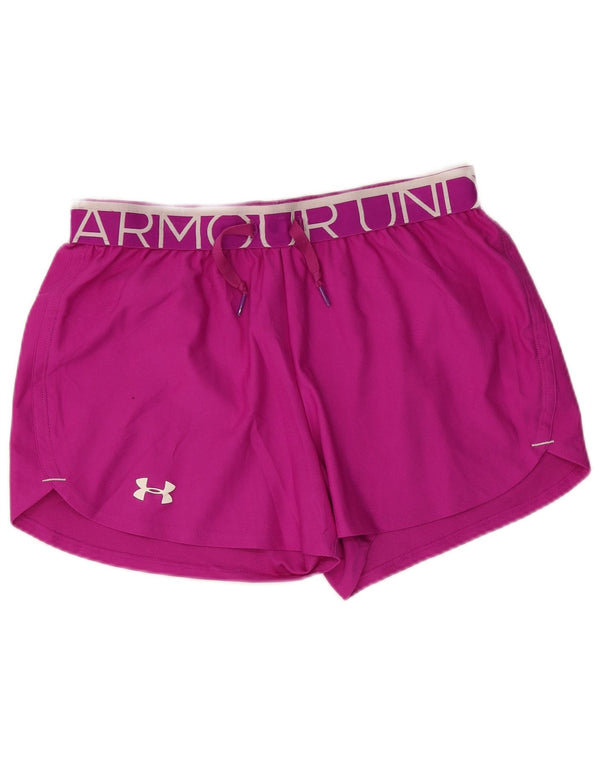 Damskie spodenki sportowe Under Armour Heat Gear Graphic UK 10, małe, różowe