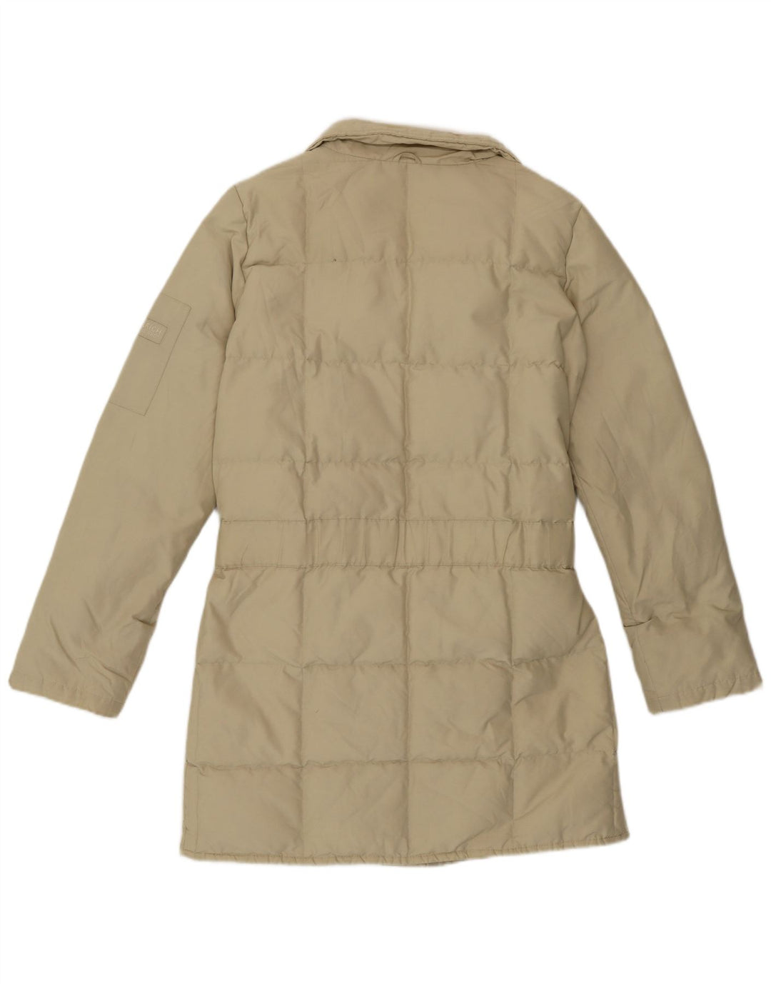 Damska kurtka puchowa Woolrich o luźnym kroju UK 6 XS, beżowy poliamid