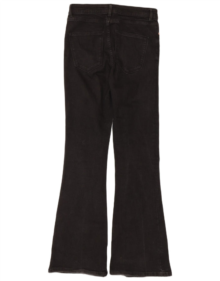 Damskie jeansy rozkloszowane Zara EU 40 Medium W30 L33 Czarna bawełna