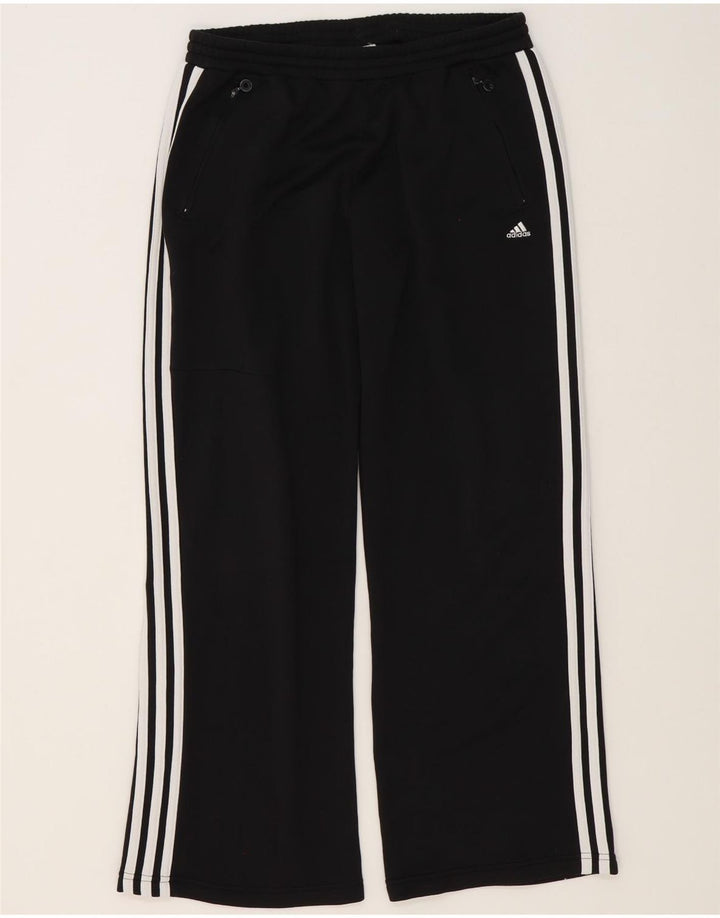 Damskie spodnie dresowe Adidas UK 18 XL, czarne, poliestrowe