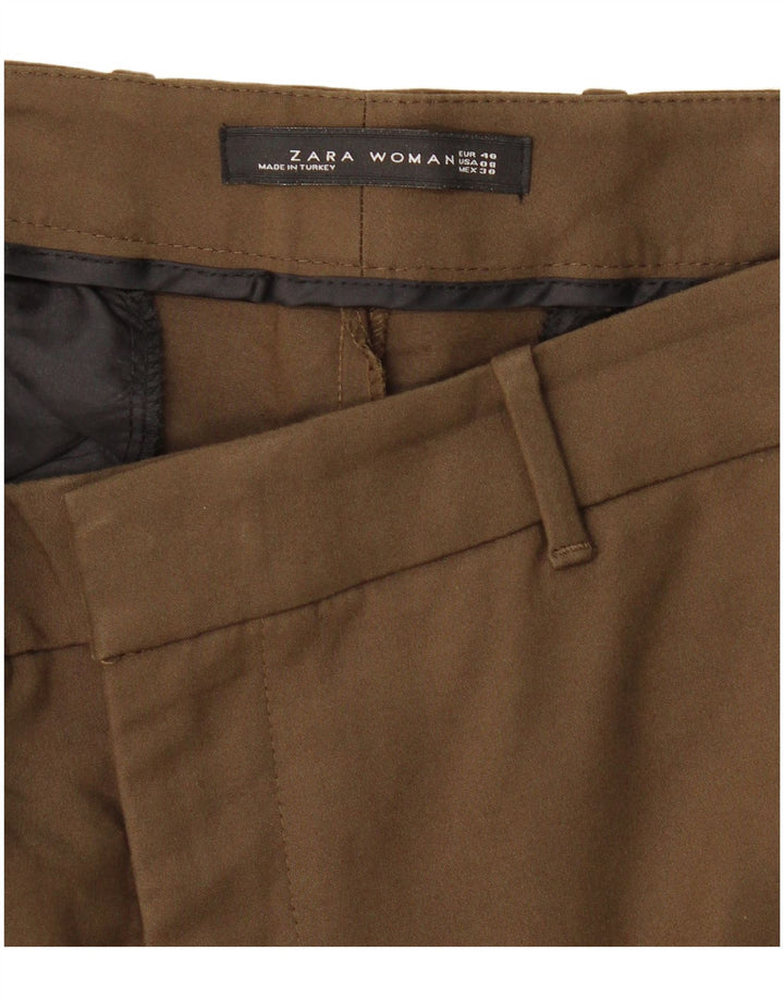 Spodnie damskie Zara Slim Chino EU 40 Medium W30 L28 Khaki