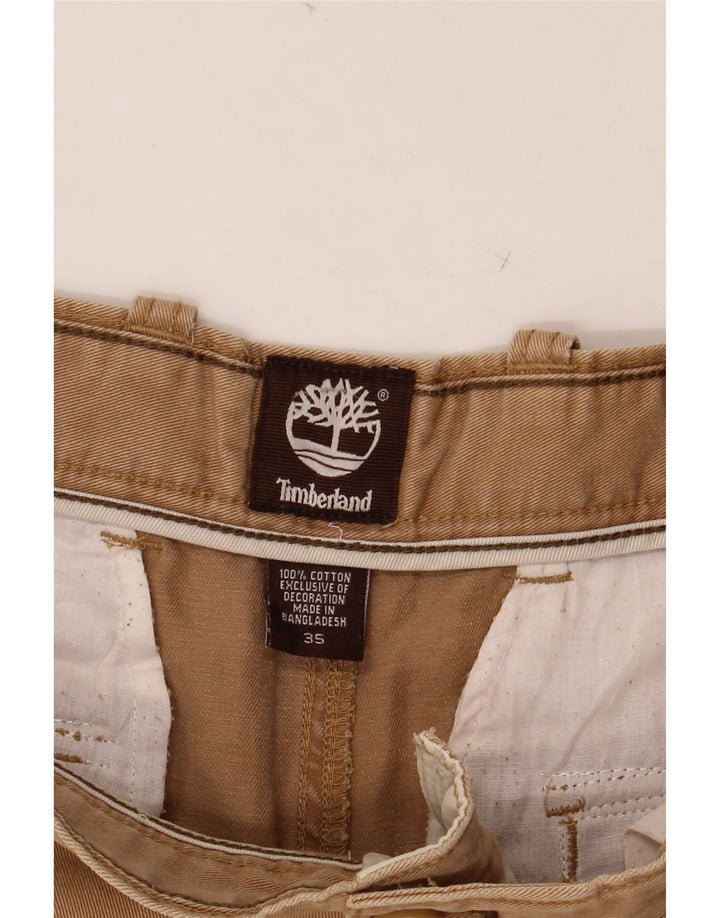 Męskie spodenki cargo TIMBERLAND W35, duże, beżowe, bawełniane