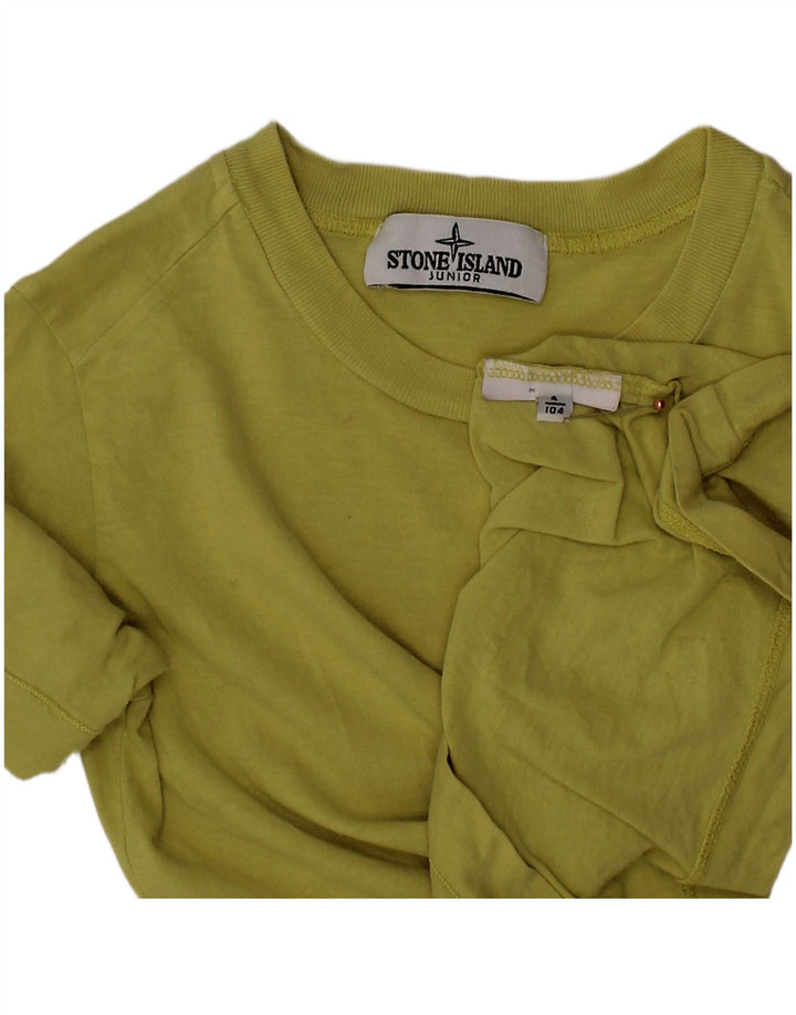 T-shirt chłopięcy STONE ISLAND, 3-4 lata, zielony