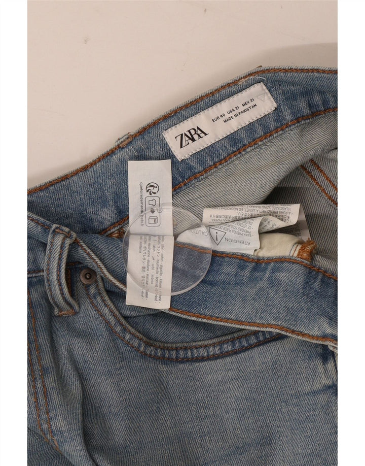 Męskie jeansy slim fit Zara EU 40 Medium W31 L31 Niebieskie bawełniane