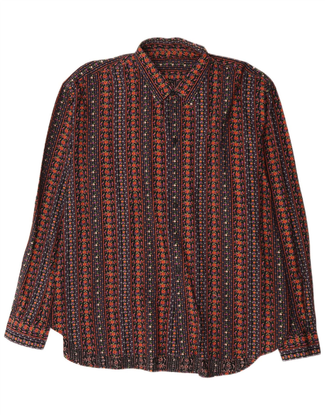 Koszula męska Vintage XL, wielobarwna, geometryczna