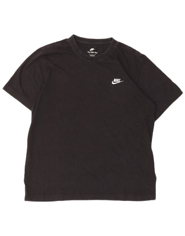 Męski T-shirt NIKE, duży, czarny, bawełniany