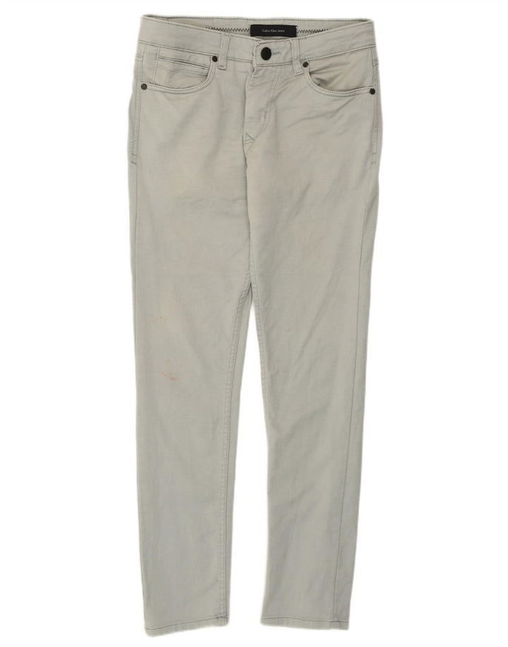 Męskie jeansy obcisłe Calvin Klein W32 L30 Niebieskie bawełniane