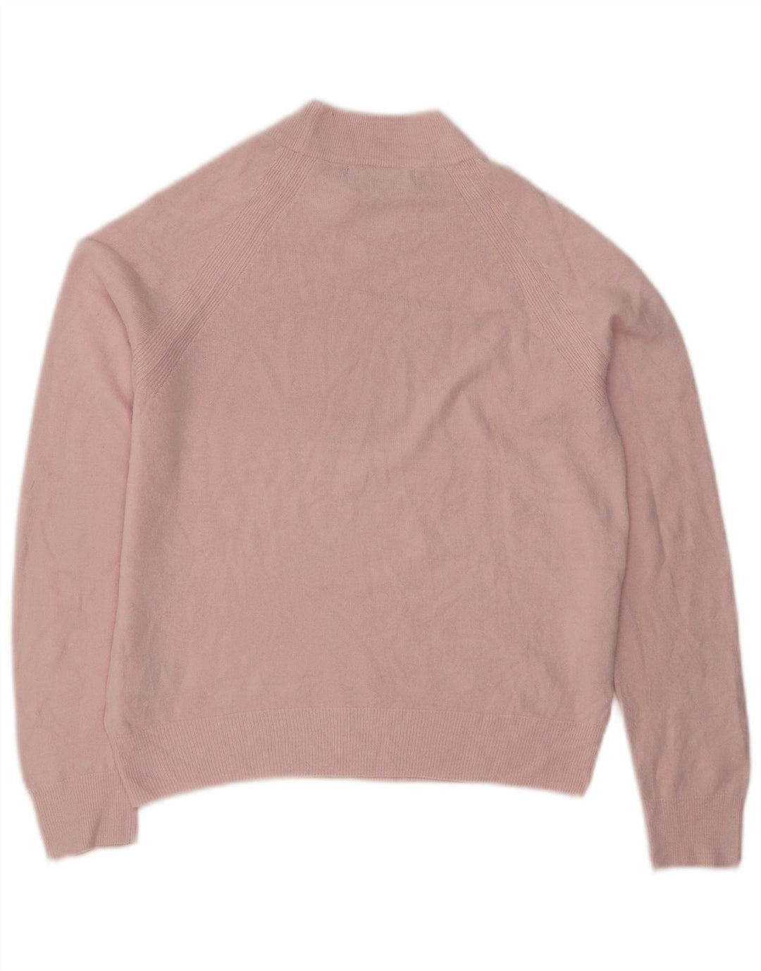 Marks & Spencer Damski sweter z golfem, UK 8, mały różowy