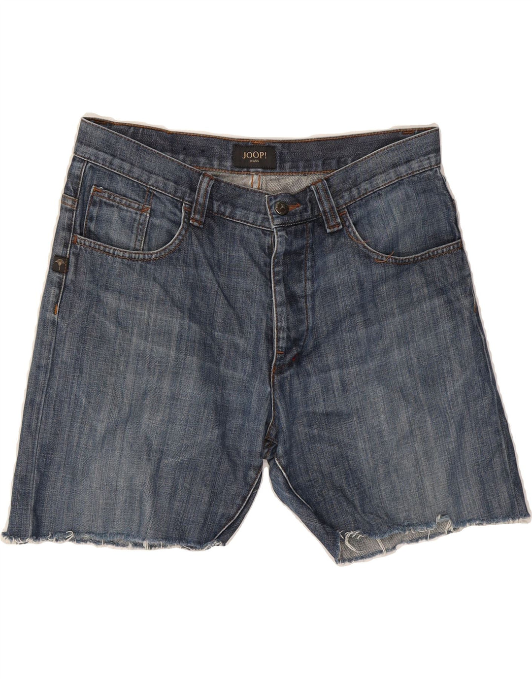 JOOP Mens Denim Shorts W32 Medium Blue Cotton Vintage Joop and Second-Hand Joop from Messina Hembry 