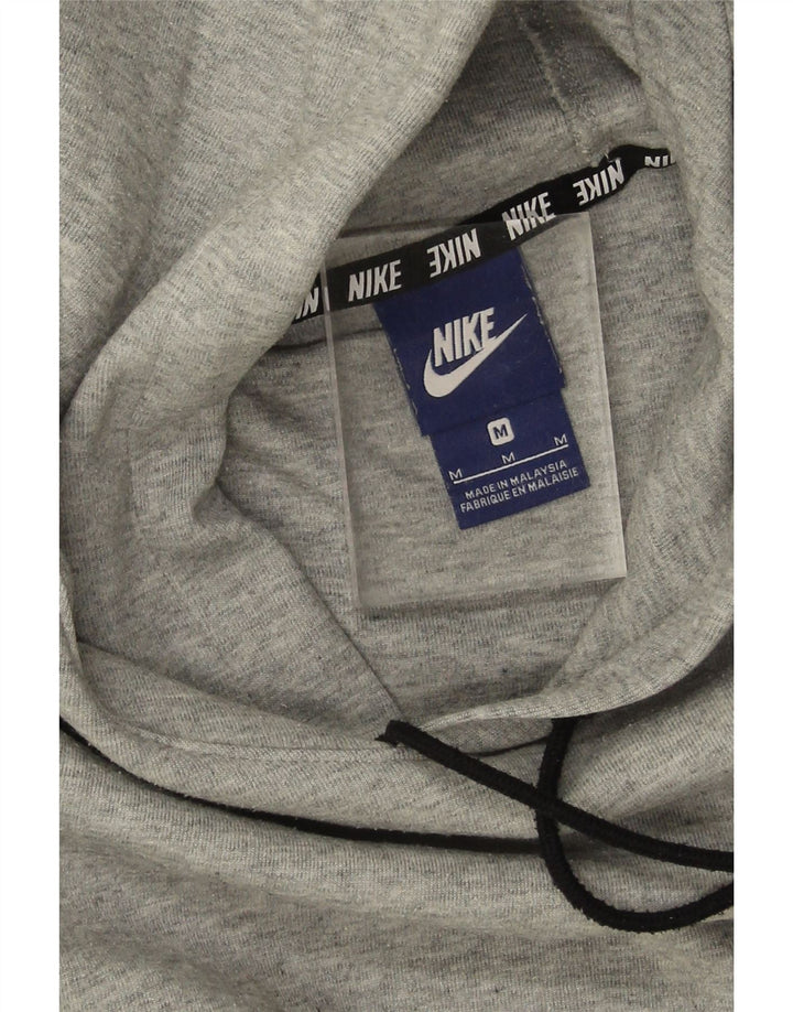 Damski sweter z kapturem Nike Graphic Oversize UK 14, średnioszary, bawełniany