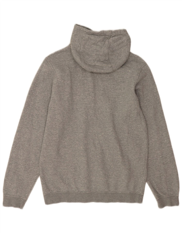 Męski sweter z kapturem NIKE, mały, szary, bawełniany w cętki