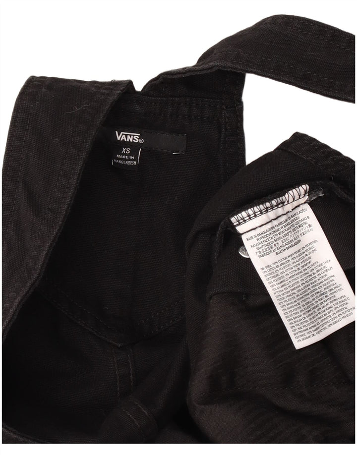 Damskie spodnie ogrodniczki Vans Cargo XS W25 L28 Czarne bawełniane