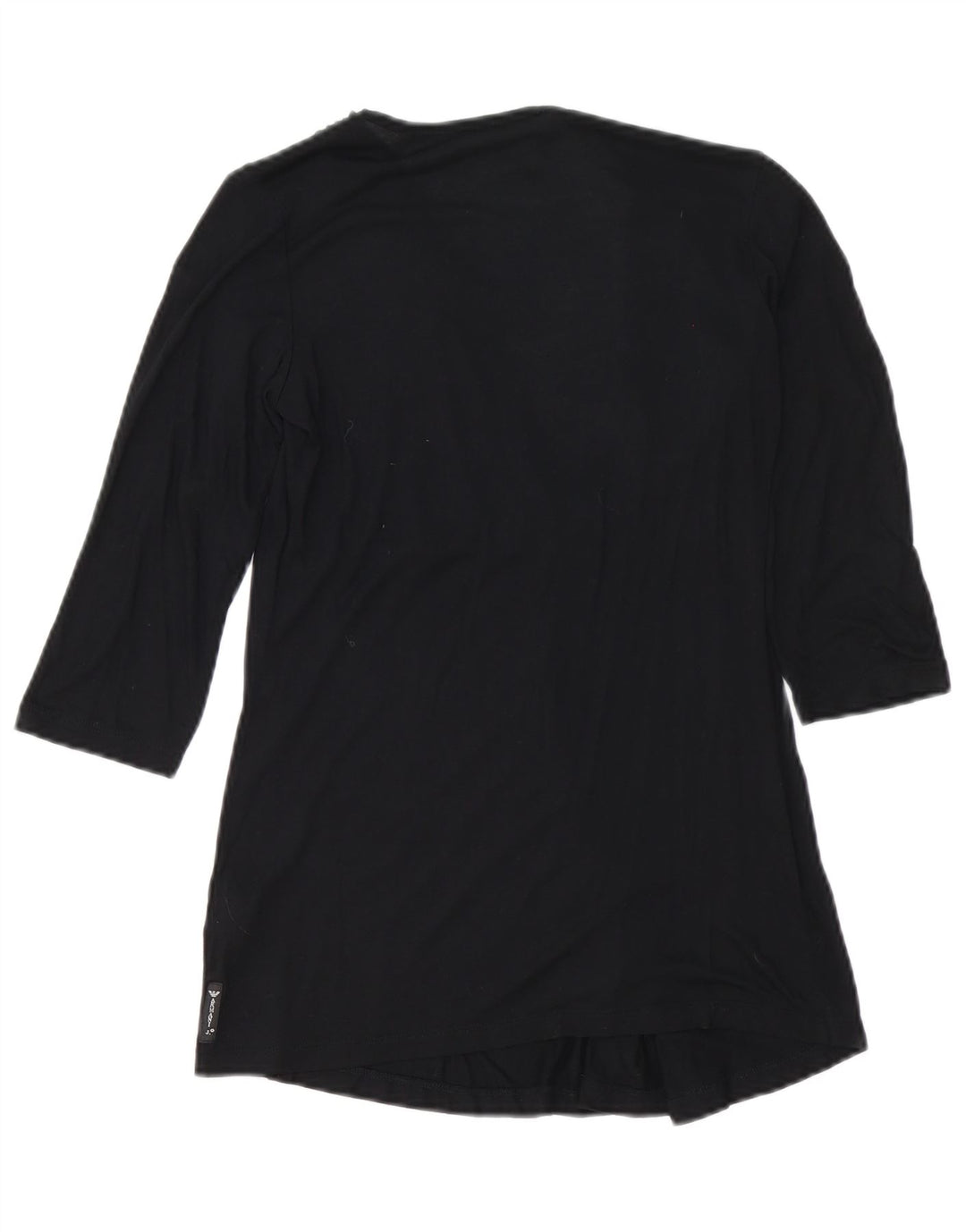 Damski top Armani Jeans z rękawem 3/4 EU 38, średnia czarna wiskoza