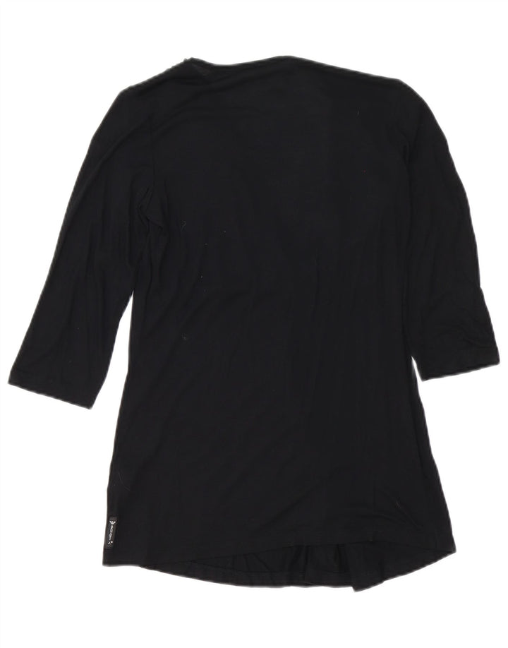 Damski top Armani Jeans z rękawem 3/4 EU 38, średnia czarna wiskoza