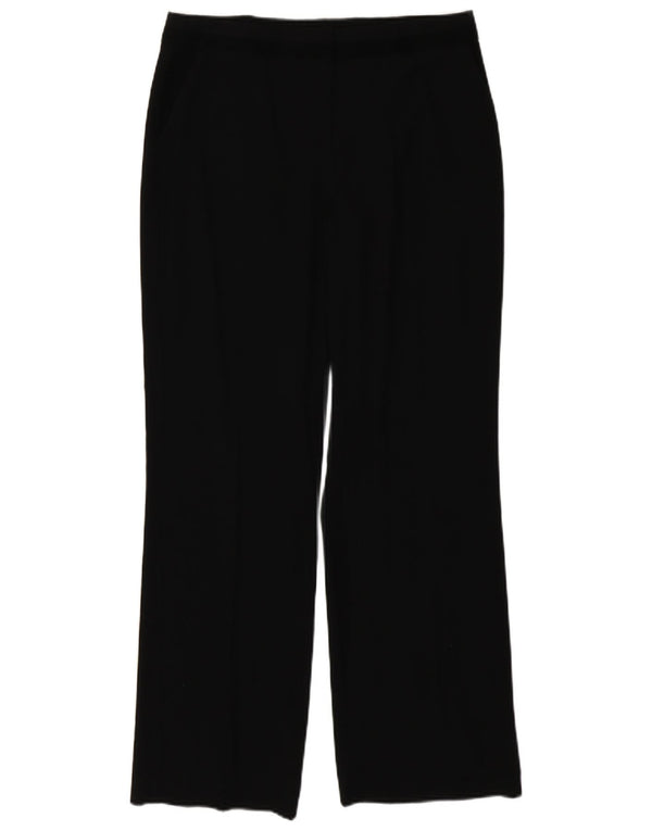 Marks & Spencer Damskie proste spodnie garniturowe UK 14 duże W32 L30 czarne