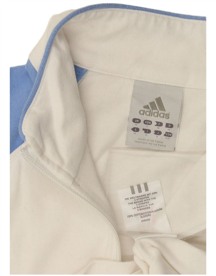 Adidas Dziewczęca Dresowa Kurtka Top 11-12 Lat Średnia Biała Bawełna