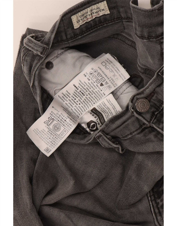 Męskie jeansy Levi's W34 L32 Szara bawełna