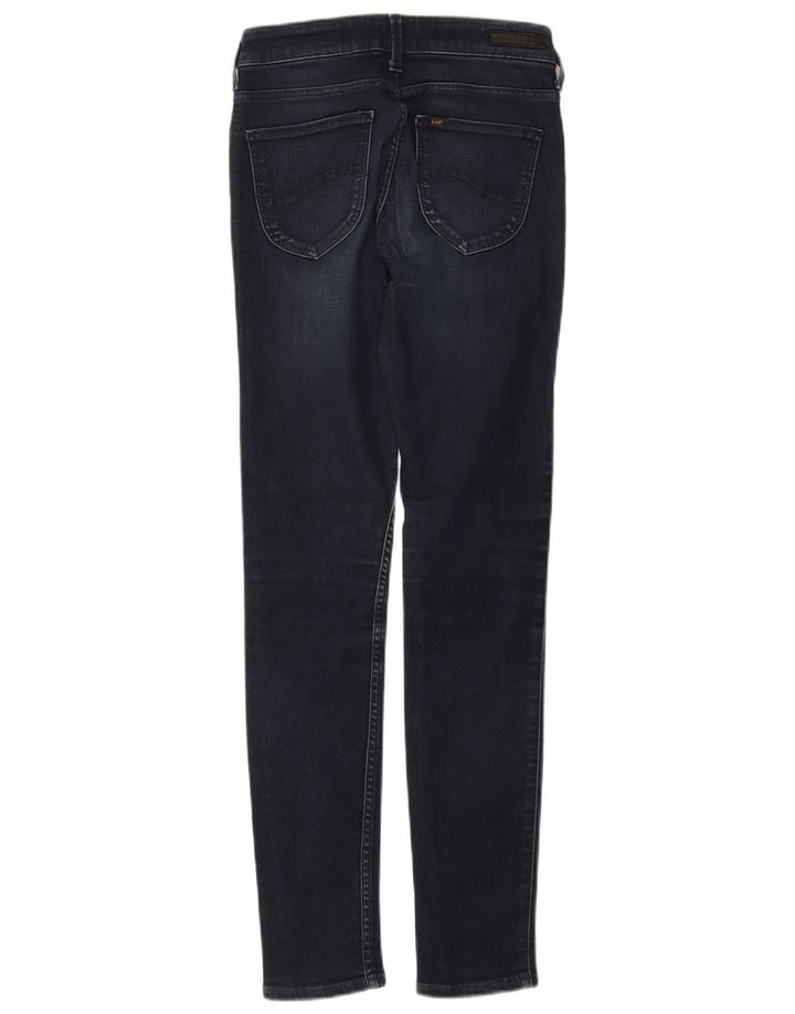 Damskie jeansy Lee Skinny W28 L30 Granatowe, bawełniane