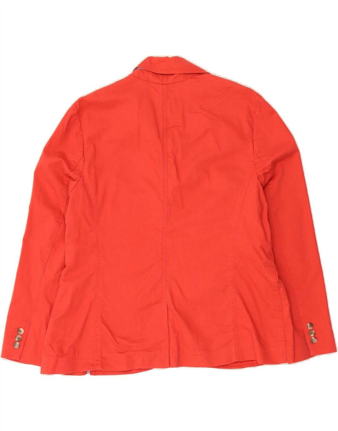 L.L.BEAN Womens 3 Button Blazer Jacket UK 18 XL Red Cotton Vintage L.L.Bean and Second-Hand L.L.Bean from Messina Hembry 