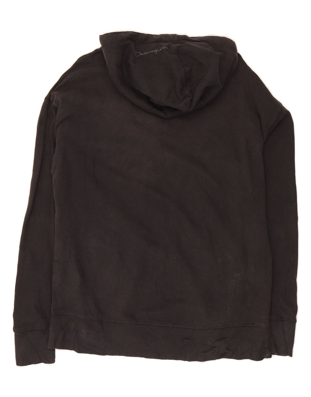 CHAMPION Mens Zip Hoodie Sweater Medium Black Cotton Vintage Champion and Second-Hand Champion from Messina Hembry 