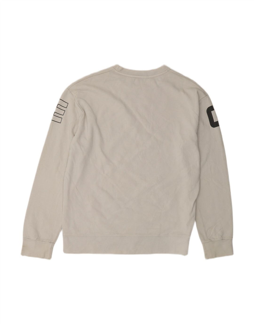 CONVERSE Mens Graphic Sweatshirt Jumper XL White Cotton