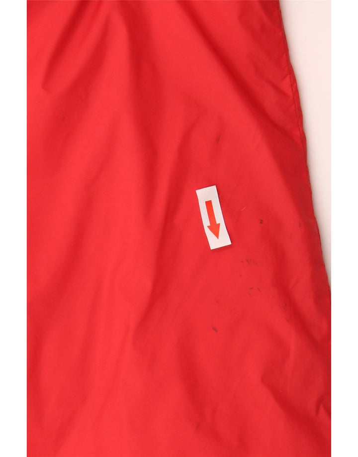 Męska ocieplana kurtka z kapturem Tommy Hilfiger UK 40, duża, czerwona nylonowa