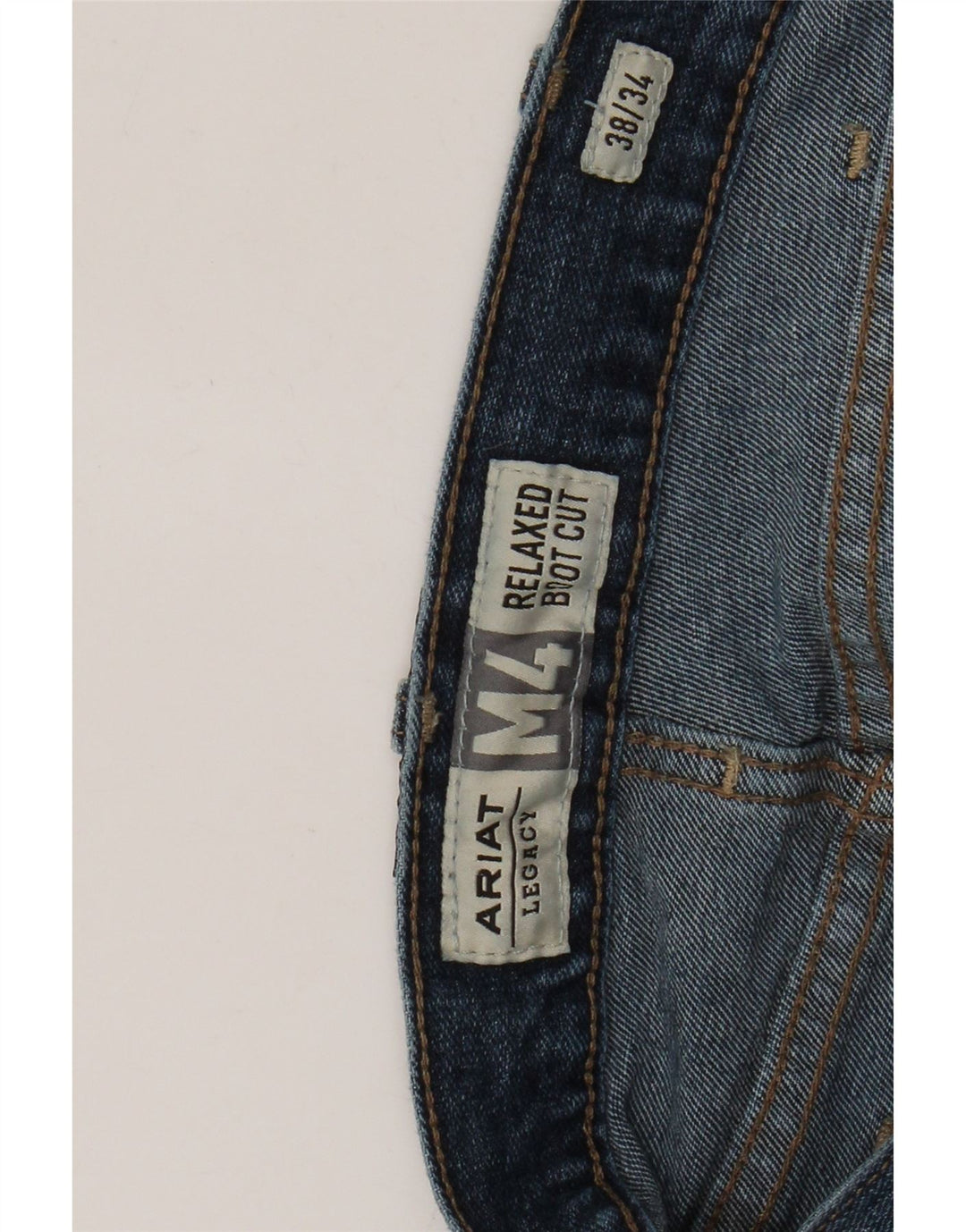 Męskie jeansy Bootcut ARIAT W38 L34, niebieskie, bawełniane