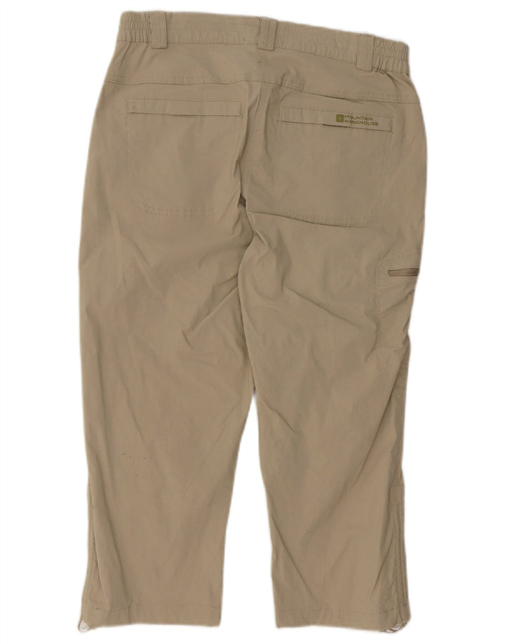 Spodnie damskie Mountain Warehouse Cargo Capri UK 12 Medium W30 L19 Beżowe