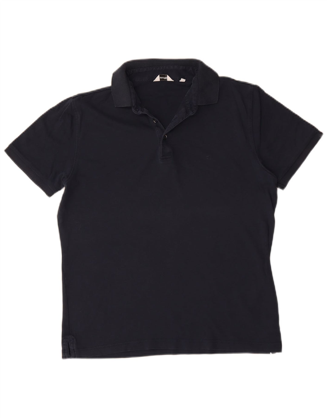 Męska koszulka polo Calvin Klein, średnia, granatowa, bawełniana