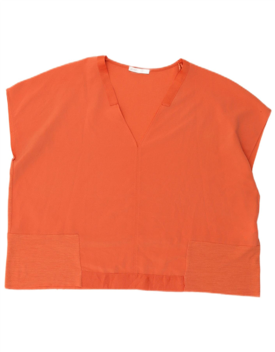 Damska bluzka oversize Zara UK 16, duży, pomarańczowy poliester