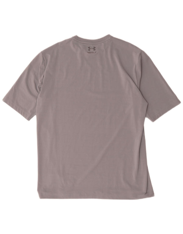 Męska koszulka t-shirt Under Armour Heat Gear, rozmiar XL, szary, poliester