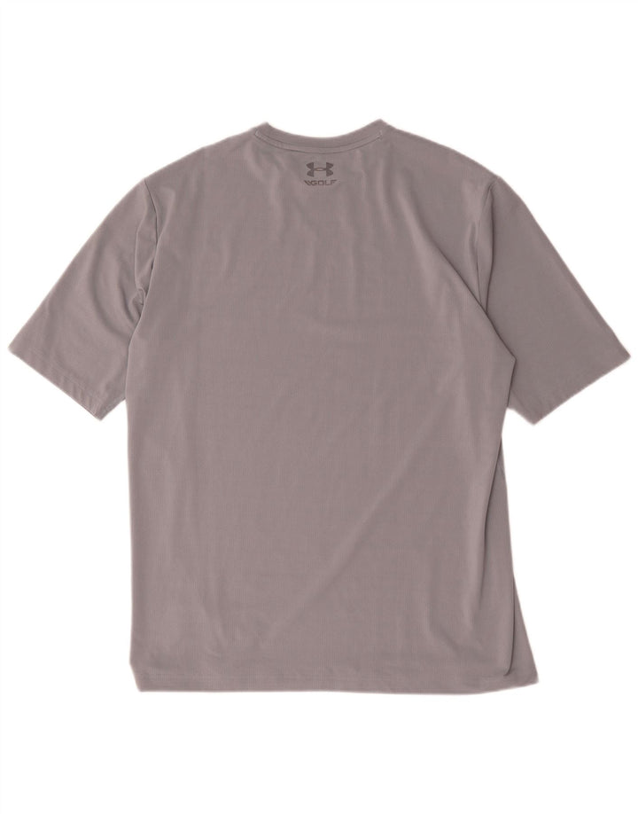 Męska koszulka t-shirt Under Armour Heat Gear, rozmiar XL, szary, poliester
